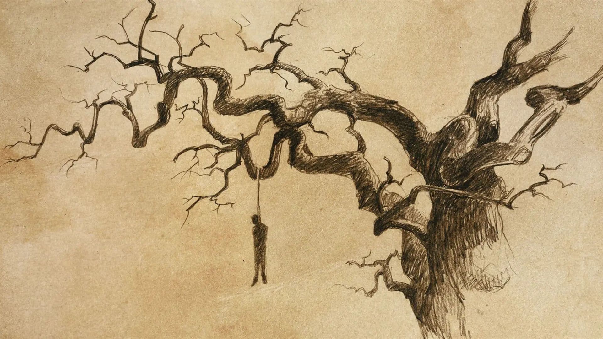 Zemnarihah Hanged Upon a Tree (Zemnaríah colgado de un árbol) por James H. Fullmer